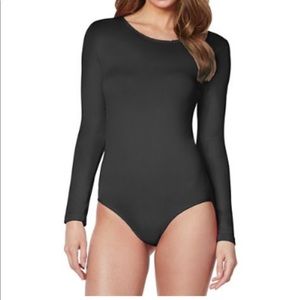 Black long sleeve body suit